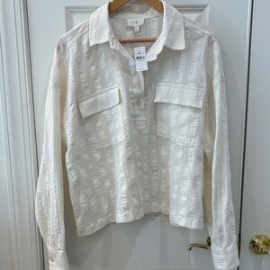 NWT Lou & Grey 100% cotton top 🤍